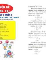 Chuyên đề Toán Lớp 3 Tìm x (Phần 1)